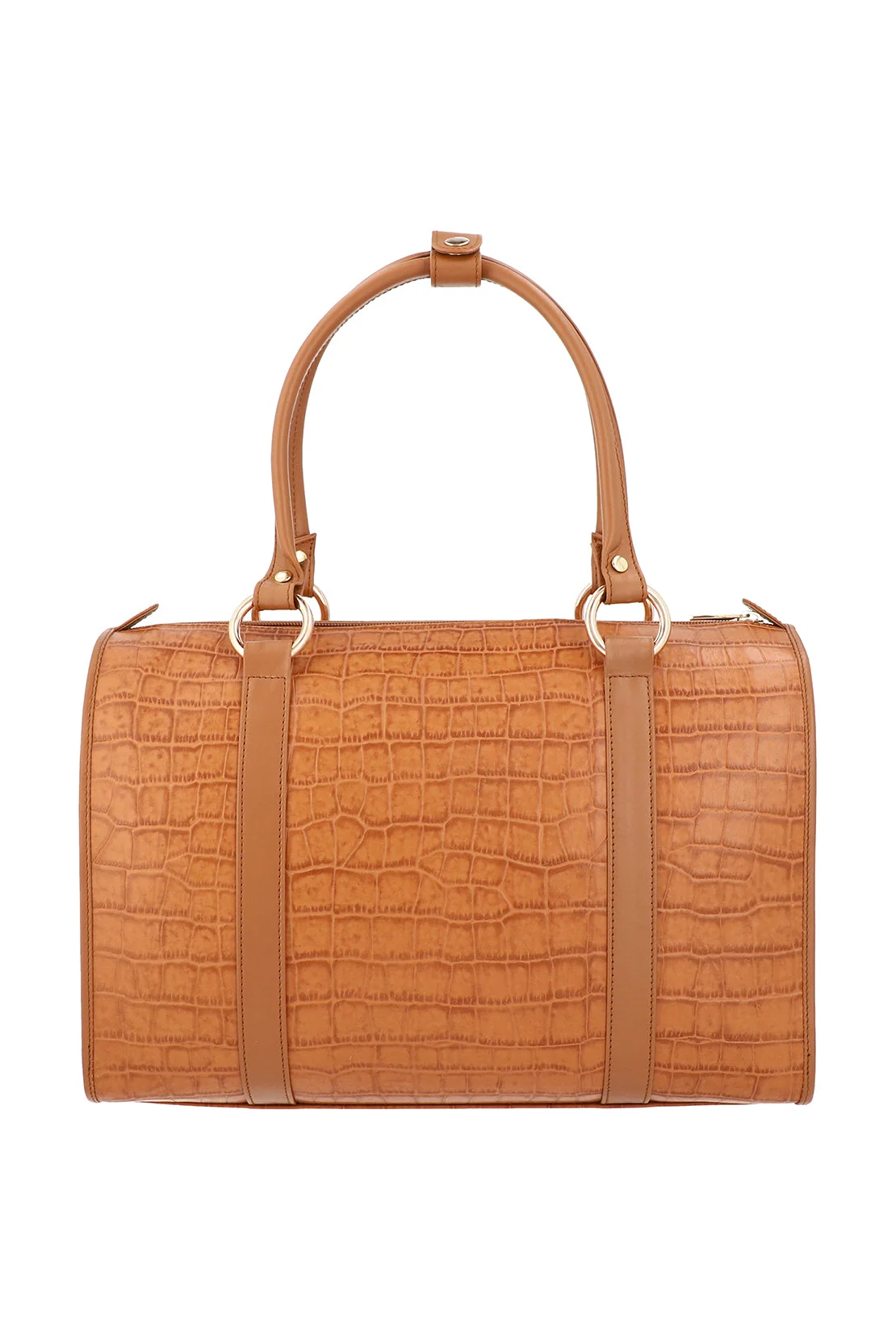 Grand Grid Women's Tan Leather Handbag - Image 3