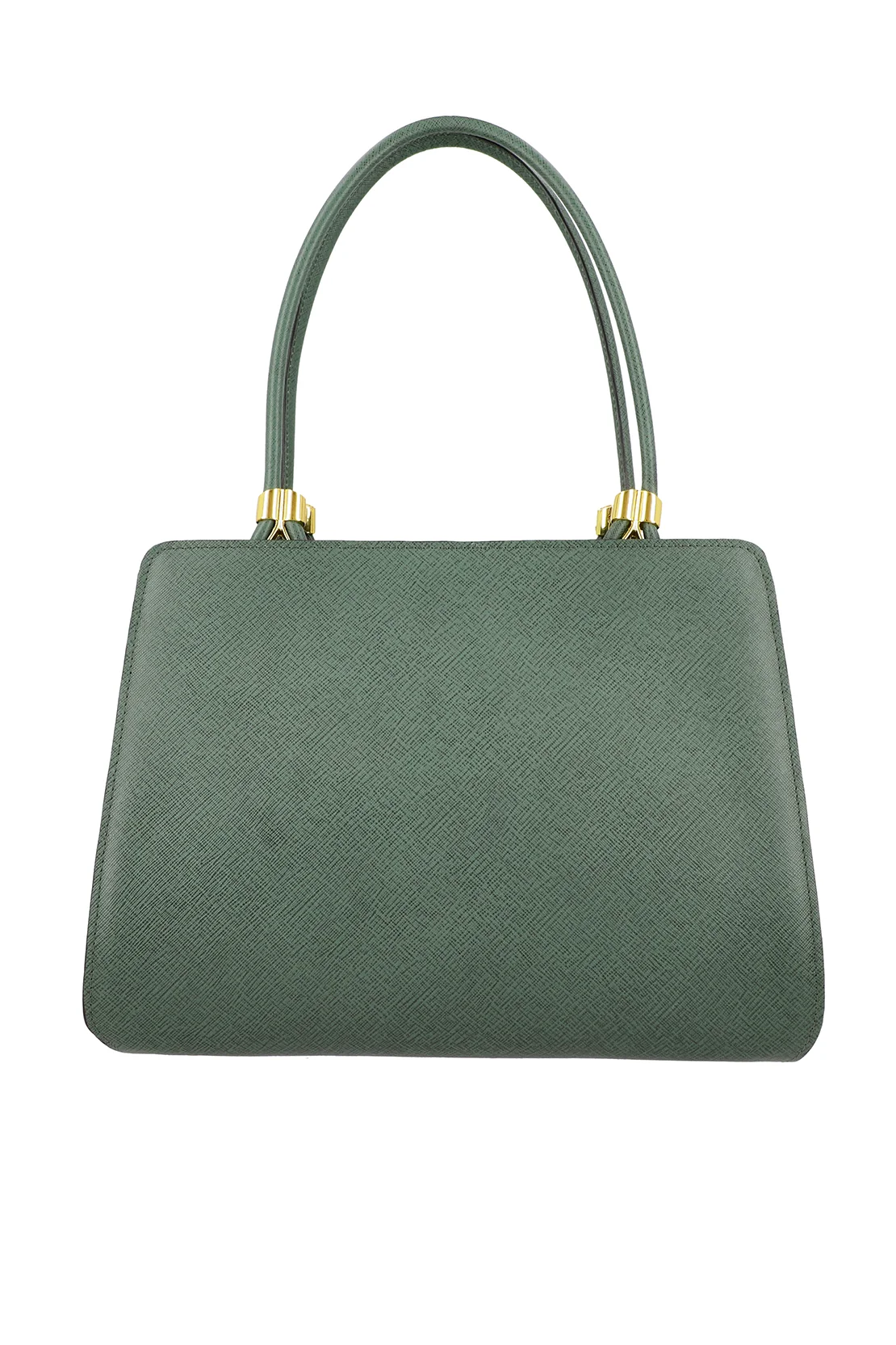 Grand Grid Women's Green Embossed Leather Handbag - Image 3