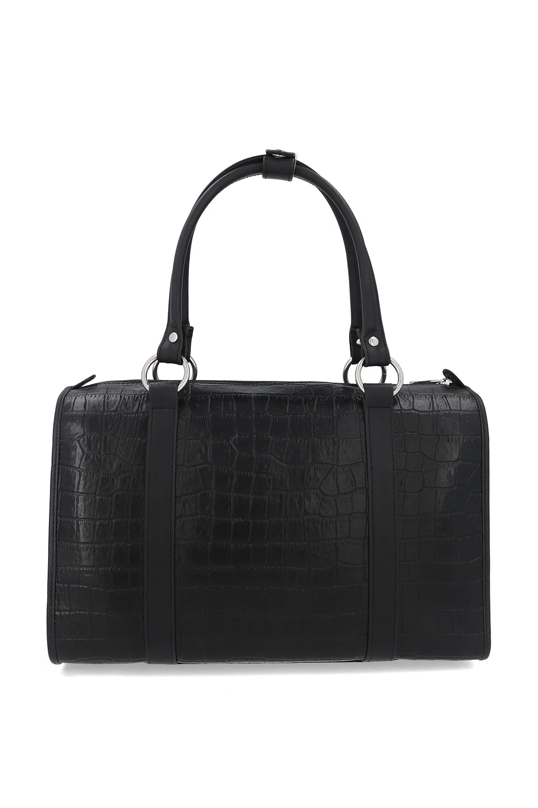 Grand Grid Women's Black Leather Handbag - Image 2
