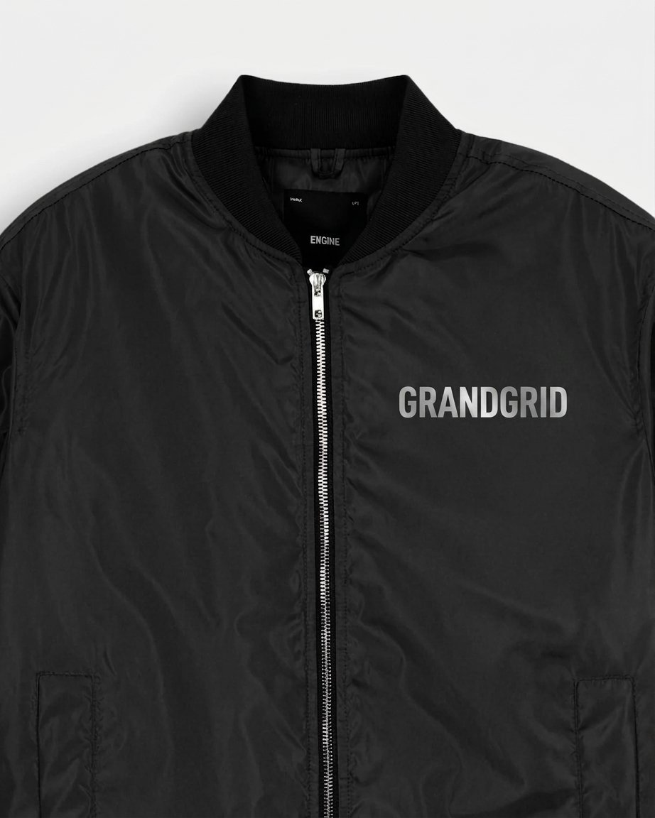 Black Bomber Jacket - Image 3
